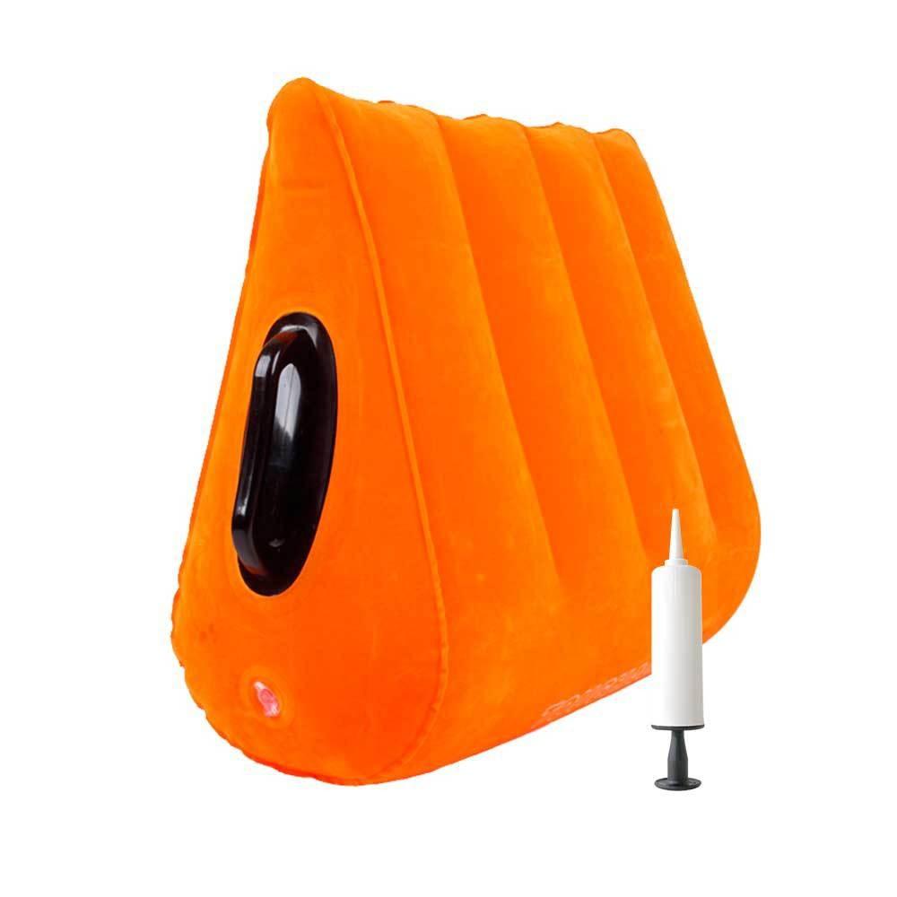 VaHppy nadmuchiwana poduszka erotyczna pomoc klin trójkąt seksowna miłość pozycja ciała erotyczna sofa z poduszkami zabawki erotyczne do gier dla dorosłych para meble podnieś pośladki