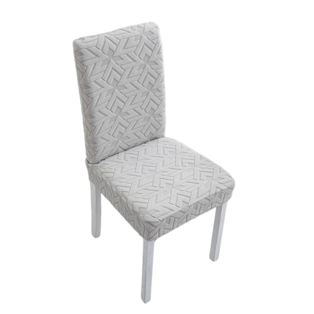 1Pcs Thickened Universal Chair Cover Soft Elastic Removable Stool Slipcover Jacquard Washable Backrest Protector