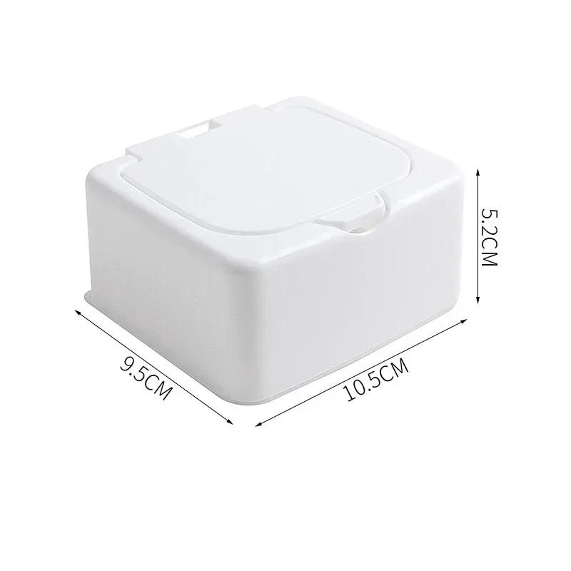 INS White Storage Box Pop-up Desk Organizer Box Ins Idol Photo Card Holder Small Card Protective Case Collection Organizer Case