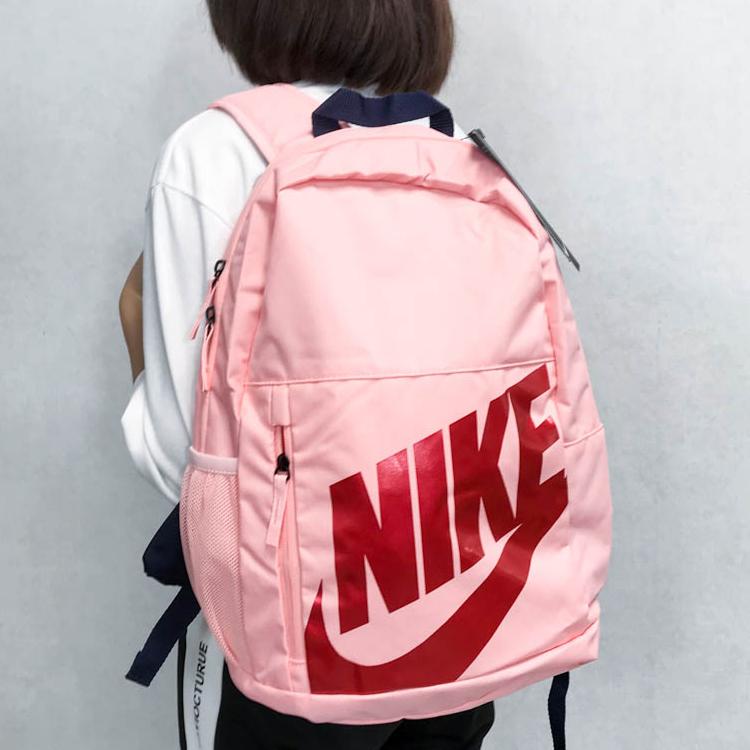 Nike Elemental Sports Casual Polyester Backpack Unisex Backpack Pink BA6030-697