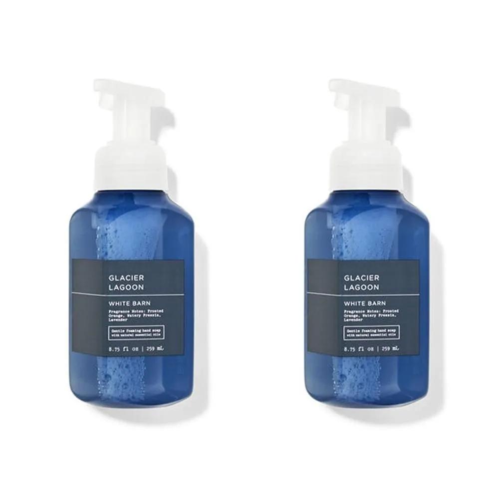 BBW Bath & Body Works 259 мл 2 шт. GLACIER LAGOON Нежное пенящееся мыло для рук