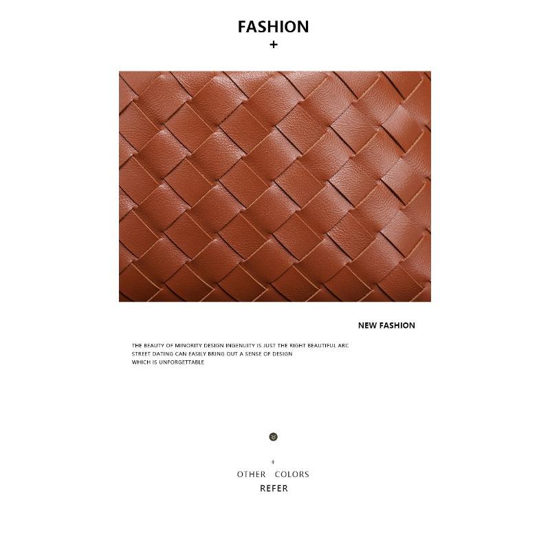 Borsa a mano tessuta a mano transfrontaliera nuova fresca temperamento borsa a tracolla stile casual orizzontale borsa da sottoascellare