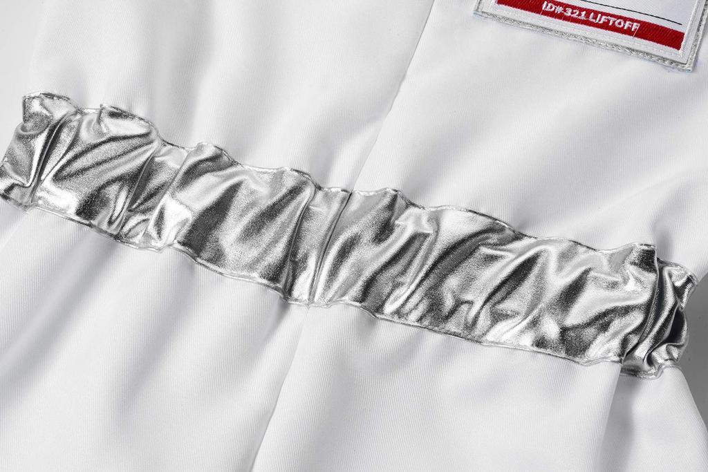 [ReliBeauty] Astronaut Costume Kids Space Jumpsuit White 120