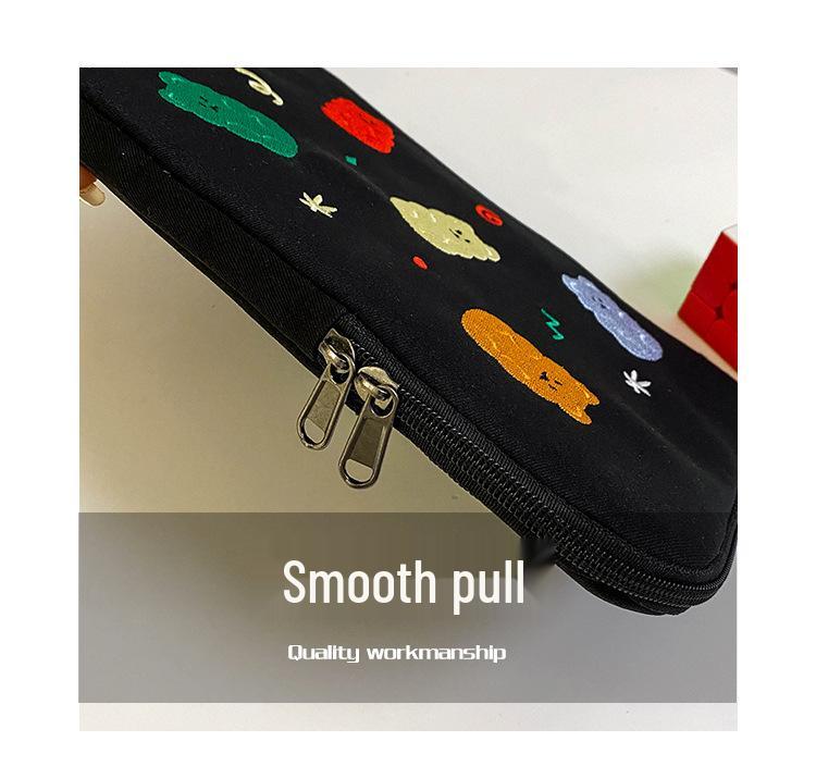 Korean Cute Embroidered Anti-Collision Tablet & iPad Bag with Fleece Lining (11/13/14 Inch)