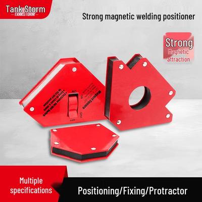 Strong Magnetic Multi-Angle Welding Fixture with 90° Bevel Locator