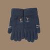 Nanjiren Men's Winter Fleece-Lined Touchscreen Knitted Gloves