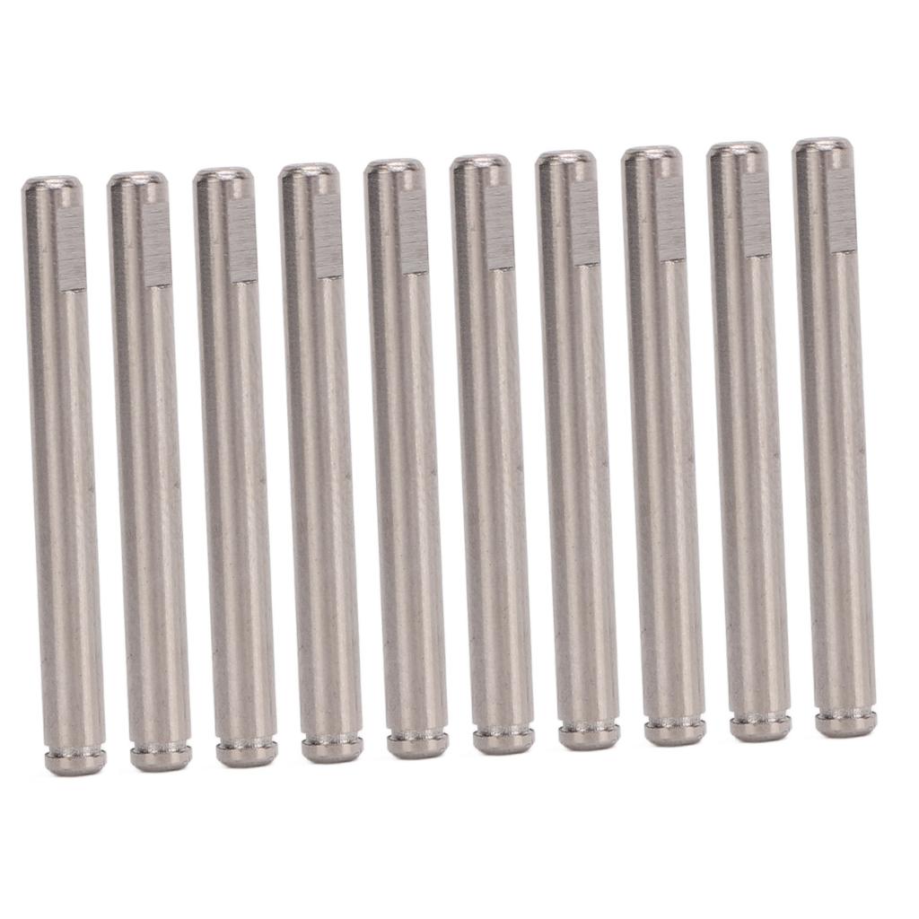 10 Stück RC Motorwelle 3x28,5mm RC Bürstenlose Motorwellen Ersatz mit Sicherungsringen Position Flach