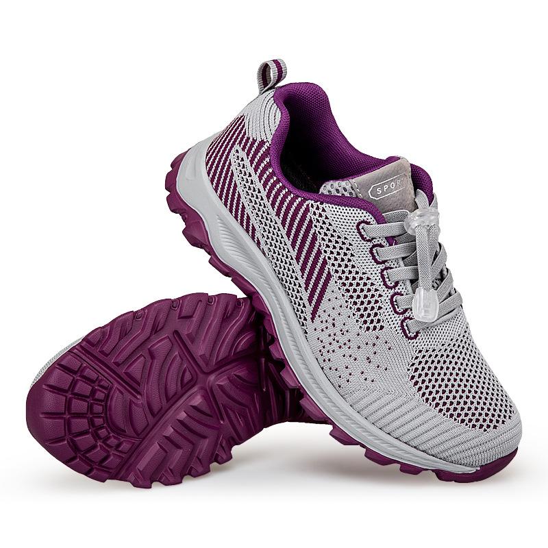 Lightweight and breathable mid-breathable health shoes non-slip soft-soled mother shoes sports and leisure walking shoes