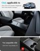 Center Console Wrap Kit for Model 3() 2024 2025 and Model y Accessories Console Cover Interior Decoration Wrap Kit( Carbon Fiber)