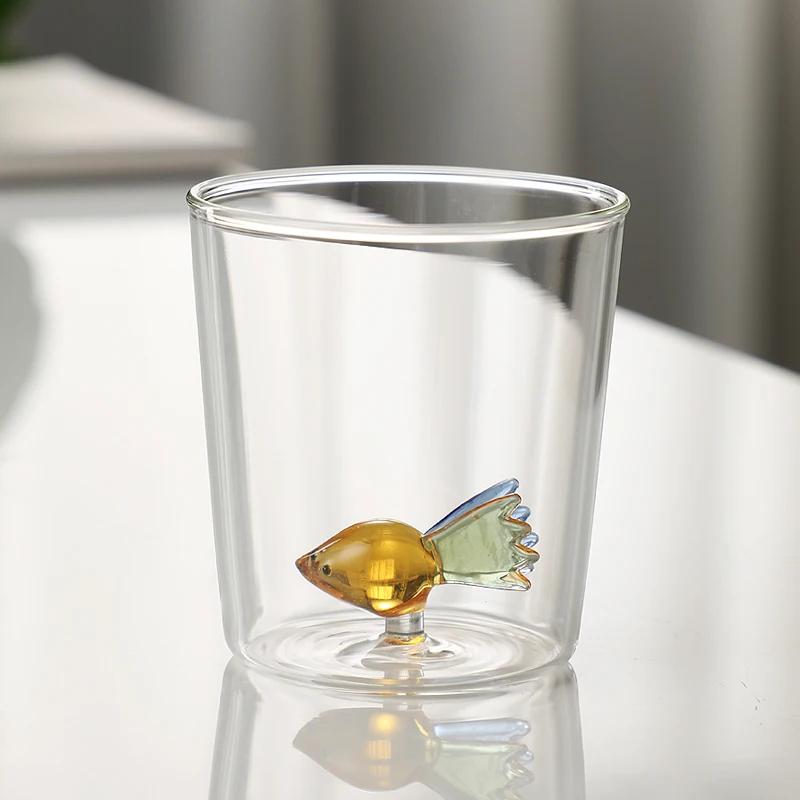 

3D Мультяшный Стеклянный Чайный Набор Большой Емкости с Электрической Плиткой, Чайник, Заварочный Чайник, Чашки, Кружка для Молока и Кофе - Рождественский Подарок 1PCS