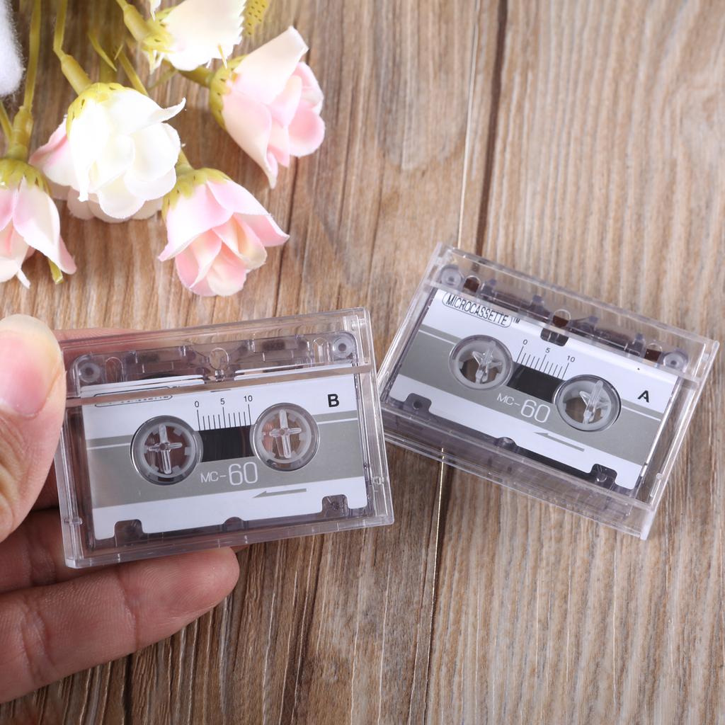 Blank Tape 60 Minutes Auditory Cassette Recorder Tape for Studio Recording Single Pack Empty Tape