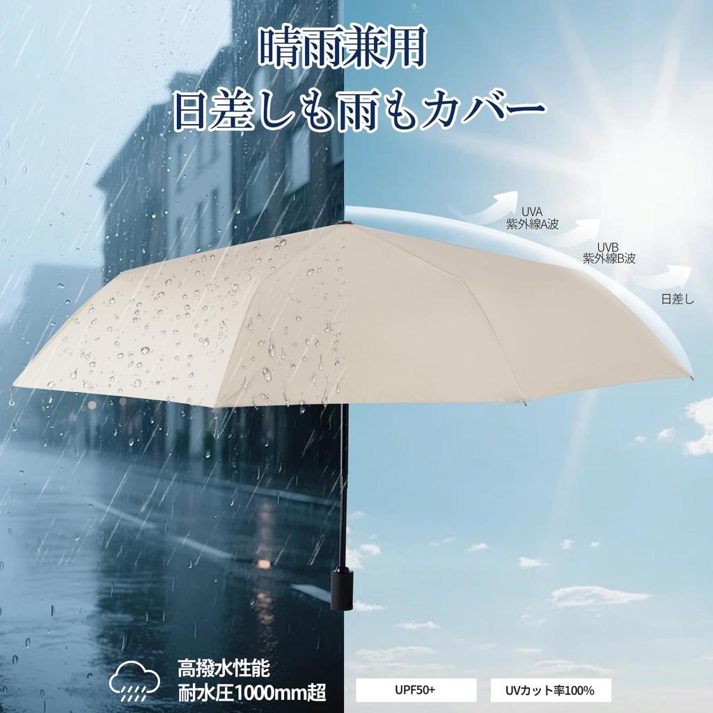 Folding umbrella with perfect for provides UV and offers heat suitable for both sunny and rainy Features an automatic opening and closing water and a