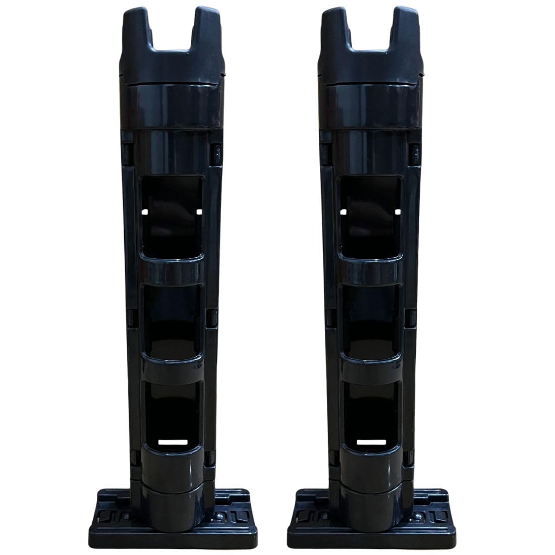 

Два держателя для удилищ, две подставки для ящиков для снастей, сумка-холодильник, совместимая с Meiho и Daiwa (Матовый черный) [Параллельный импорт]