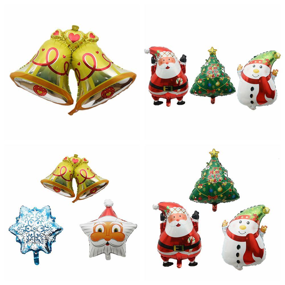 2pcs Fashion Hot Sale Children Toy Cute Helium Santa Claus Christmas Foil Balloon Birthday Decor