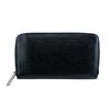 Epi Zippy Organizer Long Wallet Purse Epi Leather Noir Mens M63852 Used