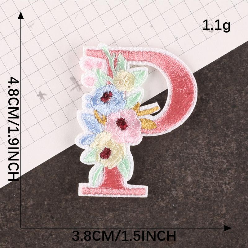 Embroidery Logo Cartoon Badge English Letter Patch Accessories Hand Account Diy Accessories Embroidery Sticker Cloth Sticker