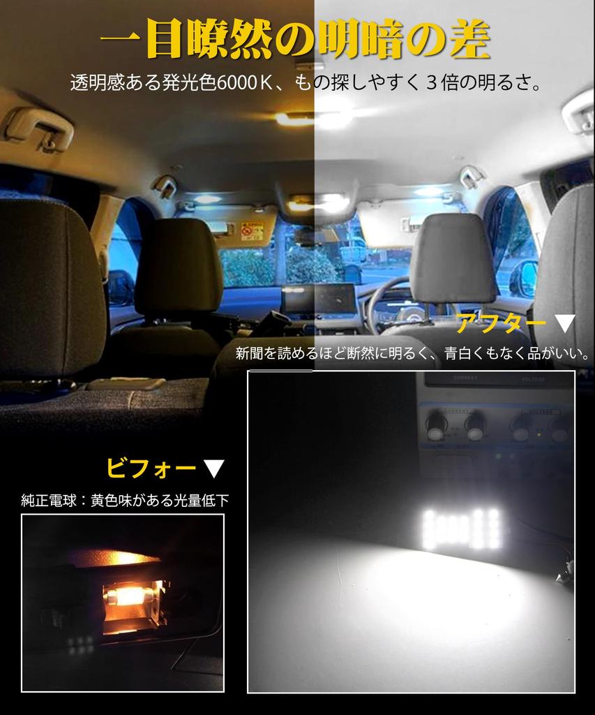 SINMAIT X-TRAILT33 LED Room Lamp LED Interior Light 6000k White for Nissan X-TRAILT33 Custom Parts Designed Exclusively for White SNT33R4.7 ~ Roo