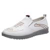 Leather Shoes Spring and Autumn Fashion Soft Leather Casual Leather Shoes Texture Wear-resistant Beanie Shoes Men's Shoes