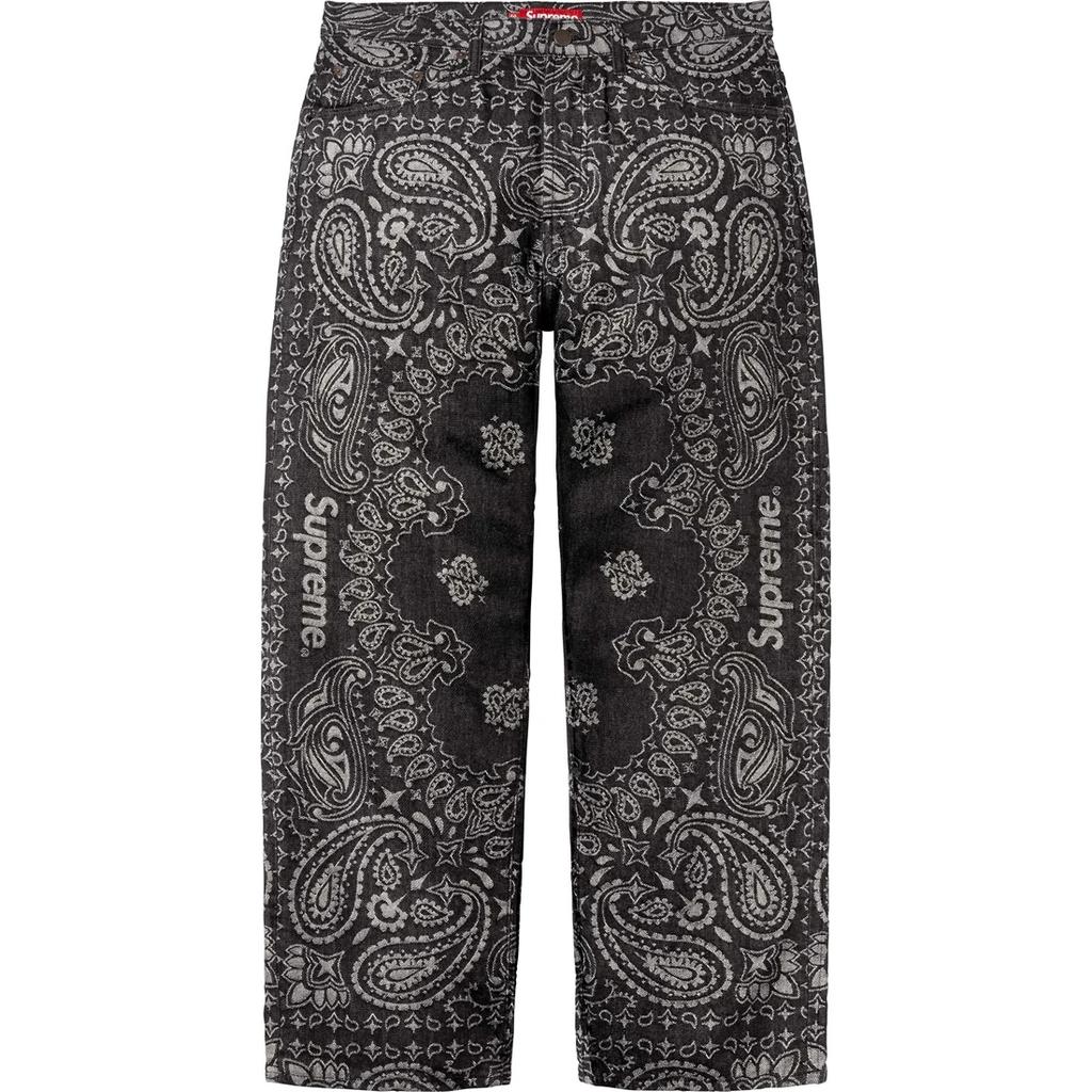 Supreme Bandana Jacquard Baggy Jean SUP-SS25-058