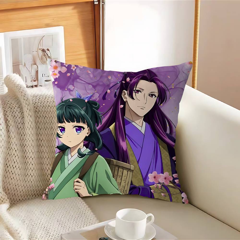 The A-Apothecary Anime Diaries Pillow Case Removable Washable Cushion Cover – All-Season Soft Linen