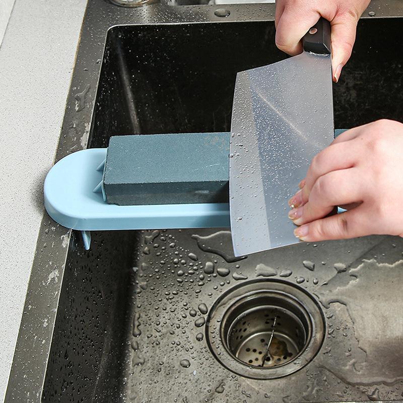 1Pc Whetstone Sink Sharpening Stone Holder Adjustable Bridge Kitchen Sharpener Rack