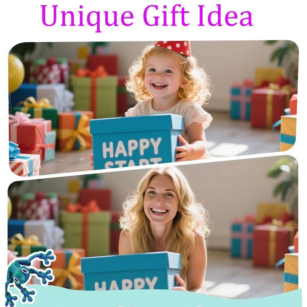 Realistic Magnetic Frog Toy Stress Relief Toys Jointed Jumping Frogs Model 3D Printed Magnet Frog