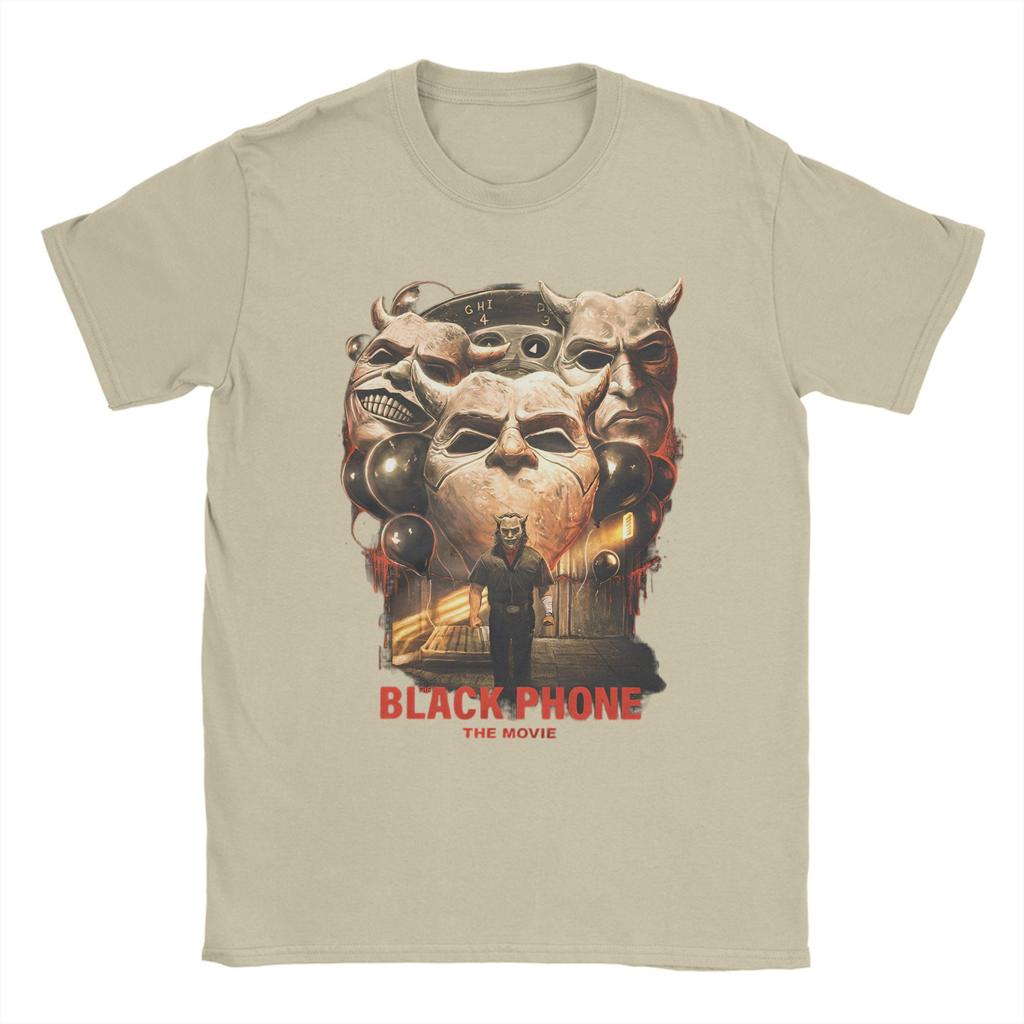 2025 Black Phone 2 Movies T-Shirt  Leisure T-Shirts Short Sleeve Streetwear Tops Summer Pure Cotton O Neck Plus Size 5XL Tees