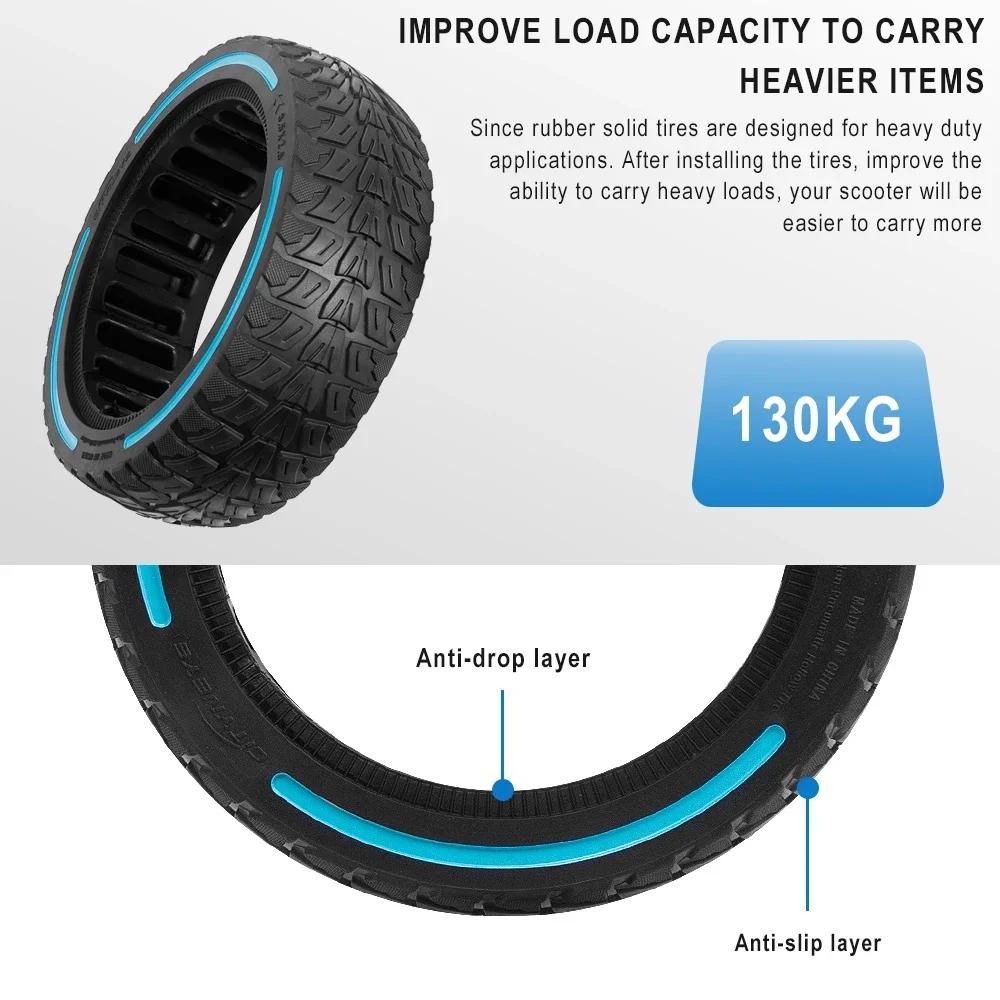 8.5 Inch Solid Tubeless Tire For Speedway Leger Electric Scooter Explosion-Proof Off-road Tyre for Dualtron Mini 8.5x 2.5 Rubber Tyres