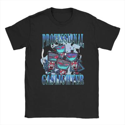 Men's T-Shirt Vox Professional Gaslighter Crazy Cotton Tees Short Sleeve T Shirts O Neck Tops Printed