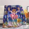 Cardcaptor Sakura Print Flannel Blanket, Ultra Soft High Quality All Seasons Warm Throw, Home Decor Cozy Blanket, Perfect Christmas Gift