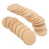 Lurrose Holzscheiben, Rund, 6cm, Set mit 20 Stück, Buchenholz, Naturholz, Unbemalt, Runde Scheiben, 6mm Dick, für Handgemachtes DIY Basteln, Brandmalerei,
