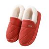 New Corduroy Cotton Slippers for Women Home Warm Shoes Soft Plush Anti-slip Couples Indoor Warm Non-slip Slides Footwear