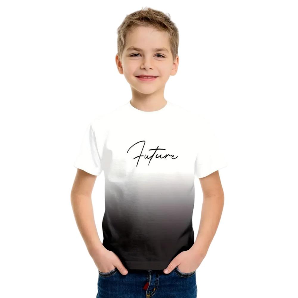 Simple printing of children's boys' clothes, short sleeved children's summer clothes, casual daily boys' T-shirts, children's clothing, girls' tops