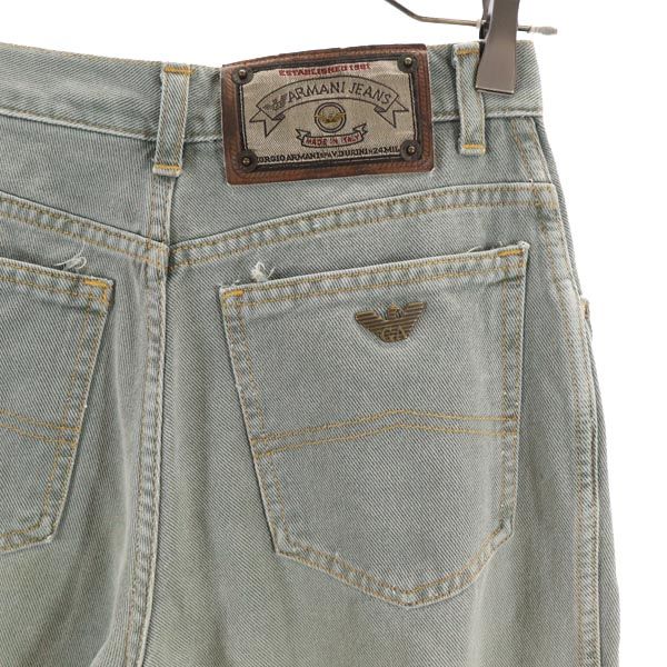 ARMANI JEANS made in Italy Tapered denim pants w28 Green system jeans Women Used