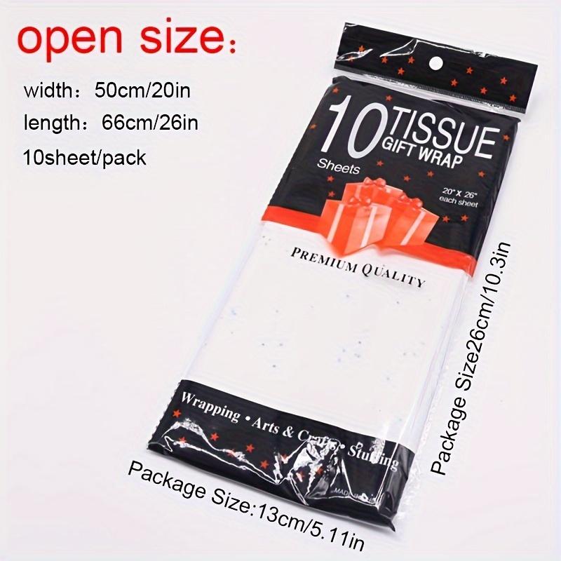 2Packs(10 Sheets Per Pack) 20X26Inches Shiny Glitter Craft Wrapping Paper Semi-transparent Floral Wrapping Paper  Bouquet Gift Wrapping Craft Paper