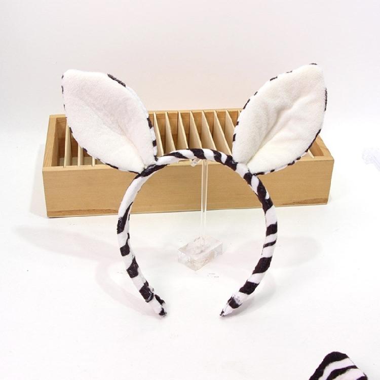 Women Hairbands Festive Zebras Ear Birthday Party Photo Props for Washing Face