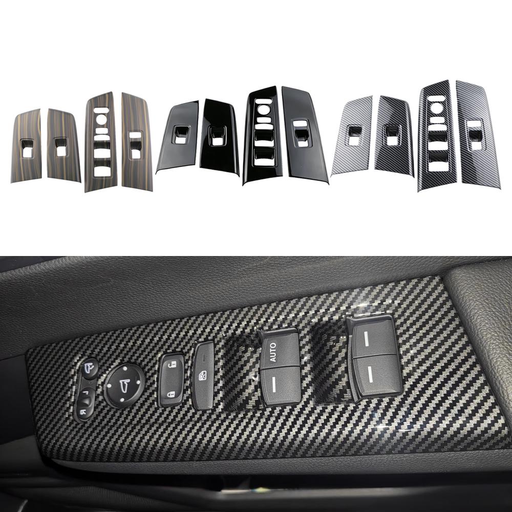 For Honda CR-V CRV 2023 2024 2025 RHD Window Lift Switch Button Panel Cover 4Pcs Decoration Sticker Trim Interior Accessories