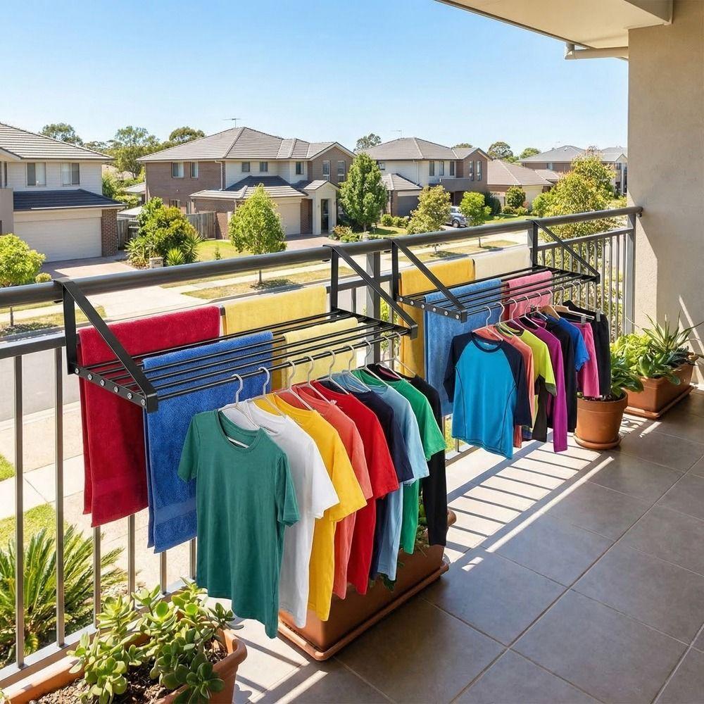 Großer Wäscheständer Platzsparender Schuhständer Langlebiger Pflanzenregal Wohnzimmer