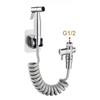 Handheld Toilet Bidet Sprayer Gun Holder Self Cleaning Wash Bidet Faucet Spray 3 Way Valve Bathroom Shower Head Hose