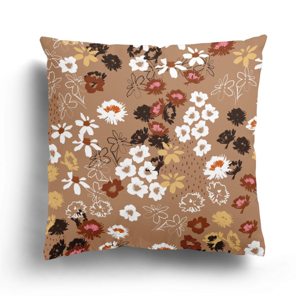 

Маленькая короткая плюшевая наволочка со свежим цветком ромашки, модная наволочка, домашний декор, диван 40x40cm