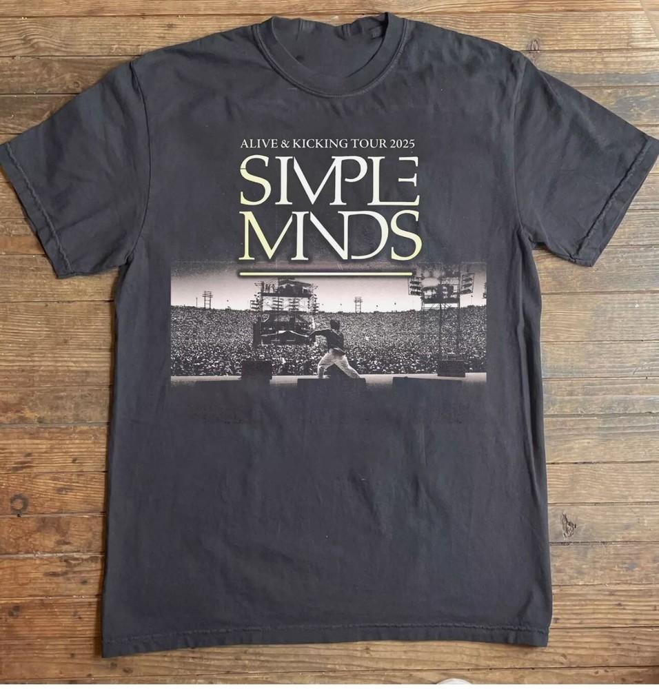 

SIMPLE MINDS BRING ALIVE and KICKING TOUR 2025 All Size T-Shirt Reprint M