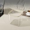 Press Type Desk Storage Box Transparent Sundries Paper Basket Useful Desktop Trash Can  Living Room