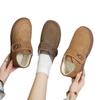 Thick-soled velvet Birkenstocks women's snow boots new autumn and winter non-slip fluffy beanie thermal cotton shoes