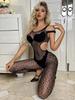 Erotic Mesh Clothes Fashion Lingerie Set Hot Babydoll Costumes Women's Sexy Tights Full Bodystockings Fishnet Hollow Jumpsuit