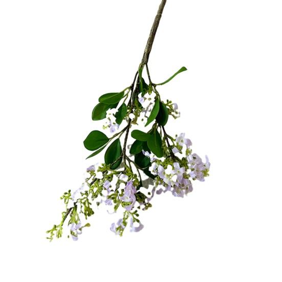

Yousheng Artificial Flowers Lilac Bouquet for Home Office Decoration Realistic 3D Modeling Adjustable Stems Reusable Floral Arrangement світло-фіолетового кольору