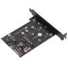 SATA Adapter 2 In 1 MSATA M2 NGFF SSD To Dual Port SATA3 Converter with SATA Cable Screws Stud for 2230 2242 2260 2280
