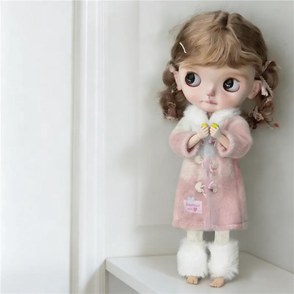 Per Bambola Blythe Cappotto Coniglietto Dolce Vestito Abbigliamento Pizzo Vestito Principessa Vestiti Carini per Bambina Per Bambola BJD 6/1 OB24 OB22 Accessori
