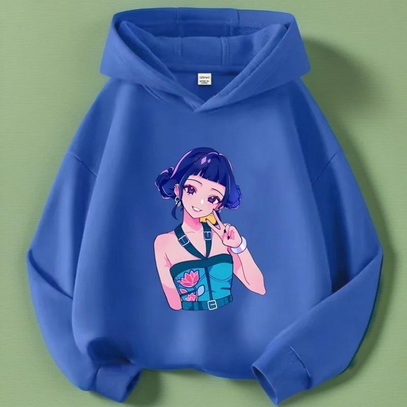 Hoodies Sweatshirts Girls Hoodies Girls Long Sleeves Children's Prints Comfortable Hoodies Fashionable Pullovers Children's Tops