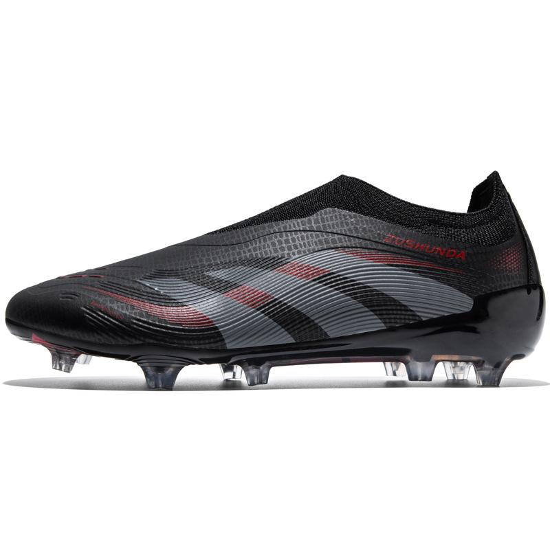Spot 2025 Seamless Fly-woven Football Shoes Men's Low-top Youth Spikes Adult Training Sneakers