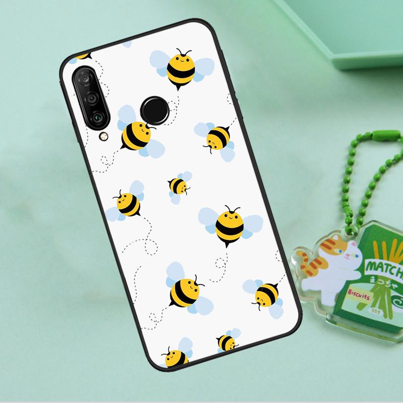 Bee Bumblebee Pattern For Huawei Nova 12s 12i 11i 7i 8i 9 10 SE Y91 Y90 Y60 Y70 Y72 Y61 P60 Pro P30 P40 Lite Case